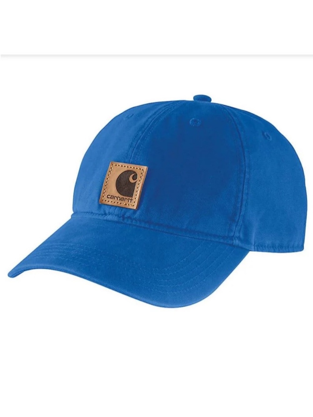 NEW!! Carhartt Bright Beacon Blue Odessa Canvas Cap 100% Cotton Men’s Hat